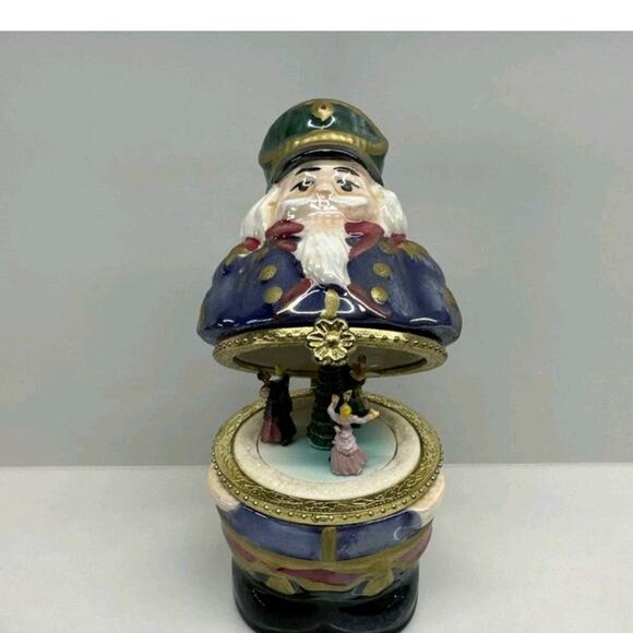 Mr Christmas Porcelain Nut Cracker - Picture 1 of 5